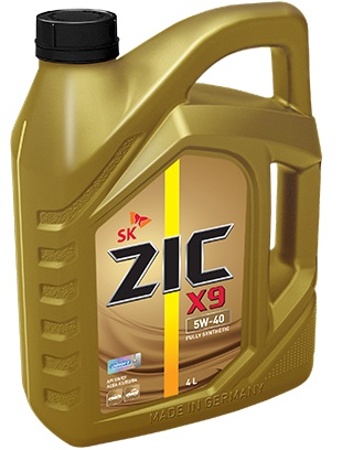 Моторное масло ZIC X9 SP 5w-40 4л