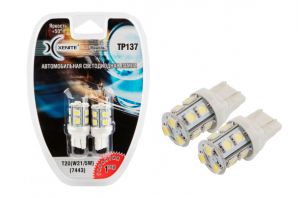 XENITE Светодиод TP137 12V(T20/W21/5W/ 7443)  ПОШТУЧНО