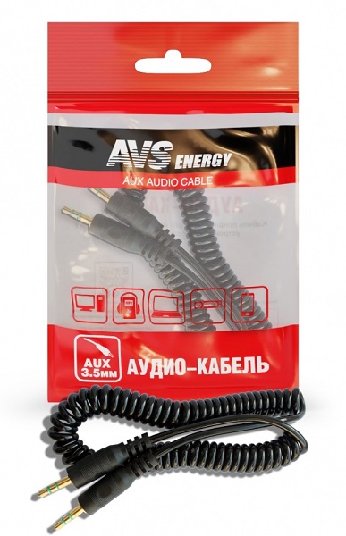 AVS A78399S Аудиокабель Jack 3.5 мм 2м