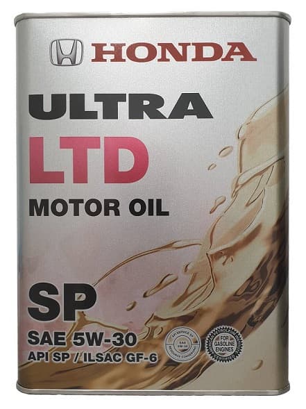 Моторное масло HONDA ULTRA LTD 5w-30 SP 4л ЖБ
