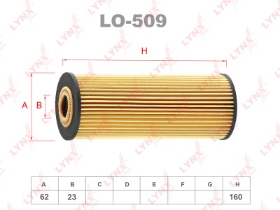 Фильтр масляный LYNX  LO509