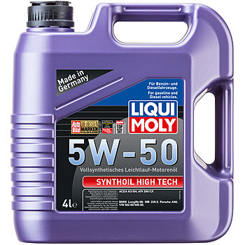 Моторное масло LIQUI MOLY Synthoil High Tech 5w-50 4л