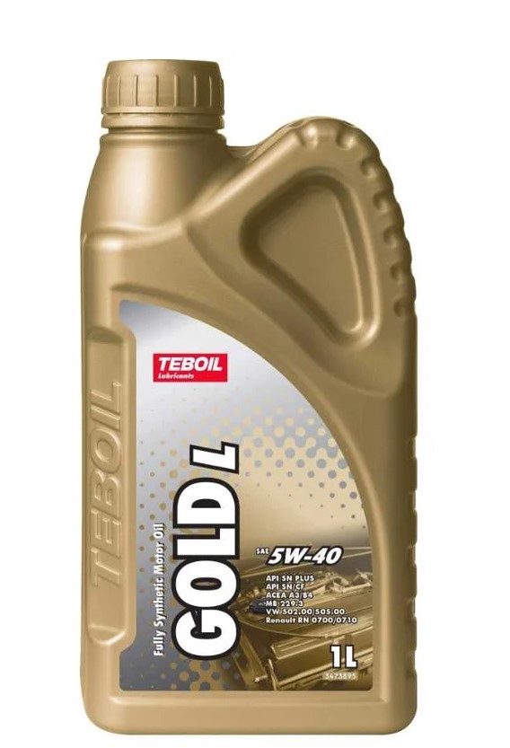Моторное масло TEBOIL GOLD L SAE 5w-40 1л