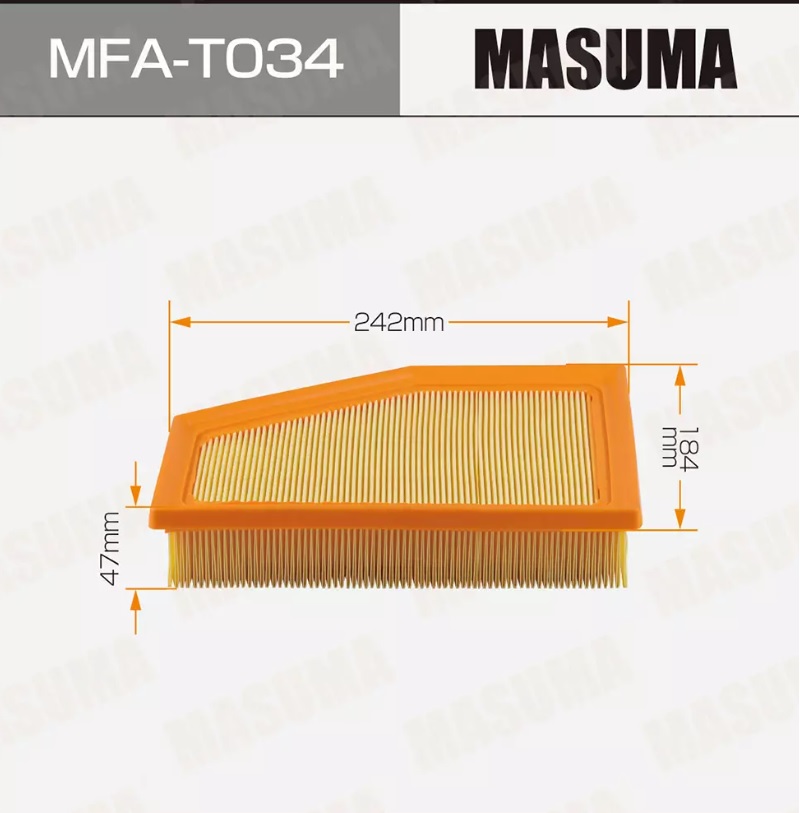 Фильтр воздушный MASUMA MFAT034