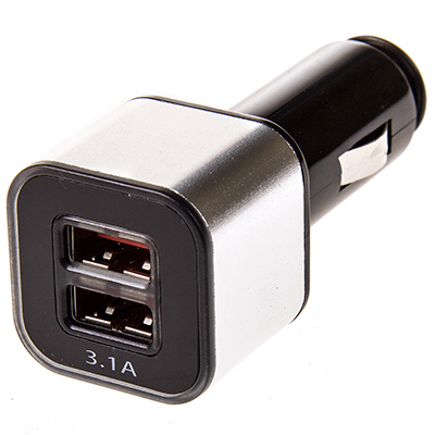 SKYWAY Зарядное устройство 12V USBх2 (1.0+3.1А) S04601003