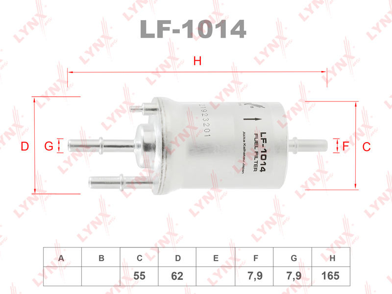 Фильтр топливный LYNX LF1014 _