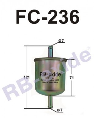 Фильтр топливный RB FC236