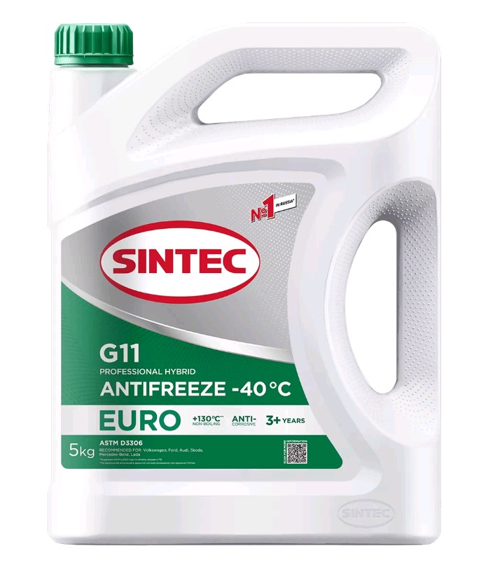 SINTEC Антифриз зелёный -40 EURO G11   5л