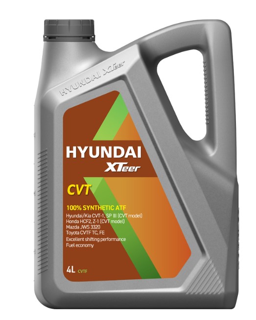 Масло трансмиссионное  HYUNDAI XTEER ATF CVT 4л