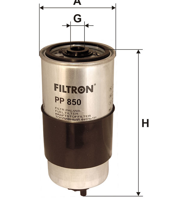 Фильтр топливный FILTRON PP850