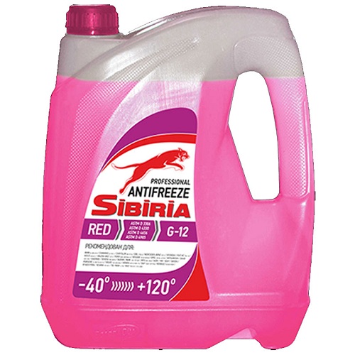 SIBIRIA Антифриз красный -40°C G12   5кг