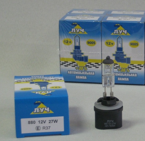 ЛУЧ H27W/1 12V 27W PG13 880