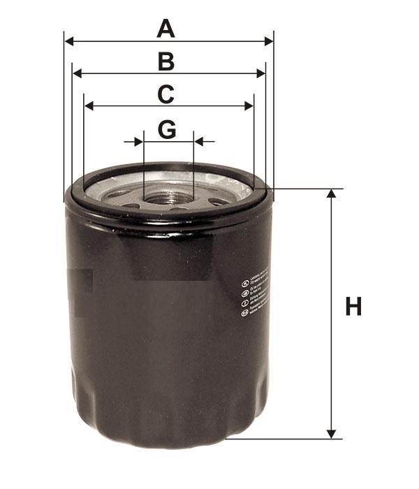 Фильтр масляный FRAM PH46