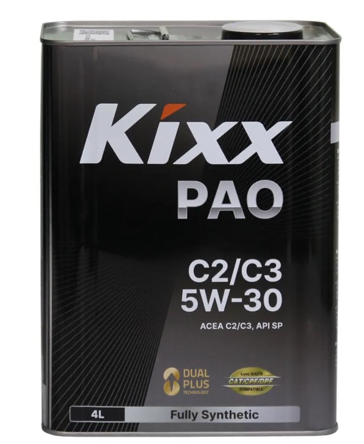Моторное масло KIXX PAO C2/C3 5w-30 4л