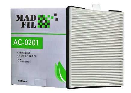 Фильтр салонный Madfil AC0201