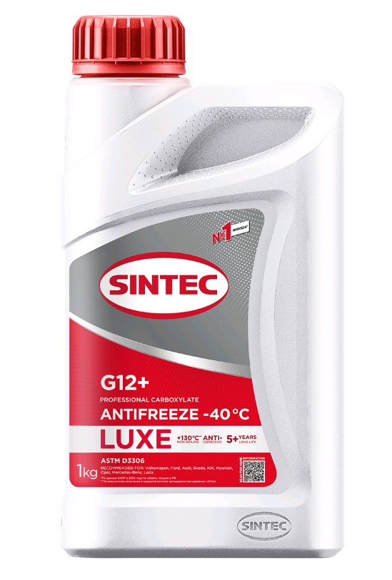 SINTEC Антифриз красный -40 G12+   1л