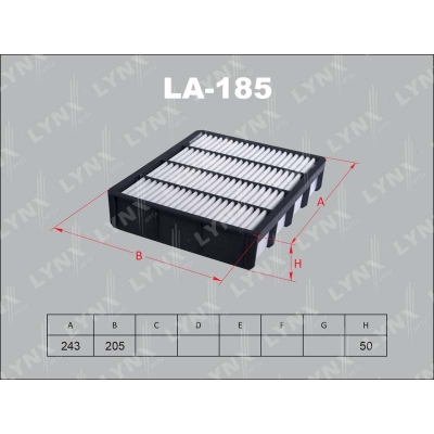 Фильтр воздушный LYNX LA185 _