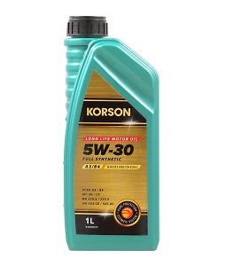 Моторное масло KORSON FULL SYNTHETIC 5w-30 A3/B4 1л