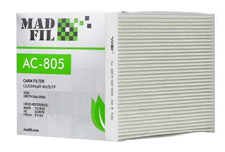 Фильтр салонный Madfil AC805 _