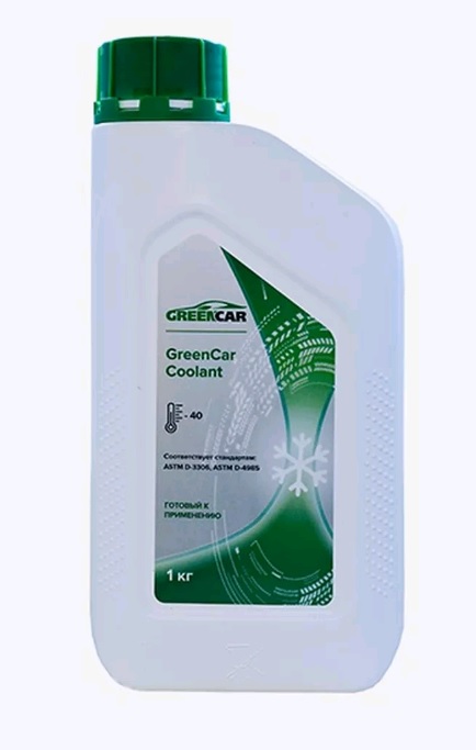 GREENCAR COOLANT Антифриз зеленый -40°C G11 1л