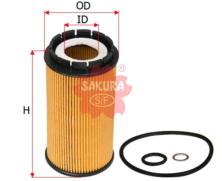 Фильтр масляный SAKURA EO2801