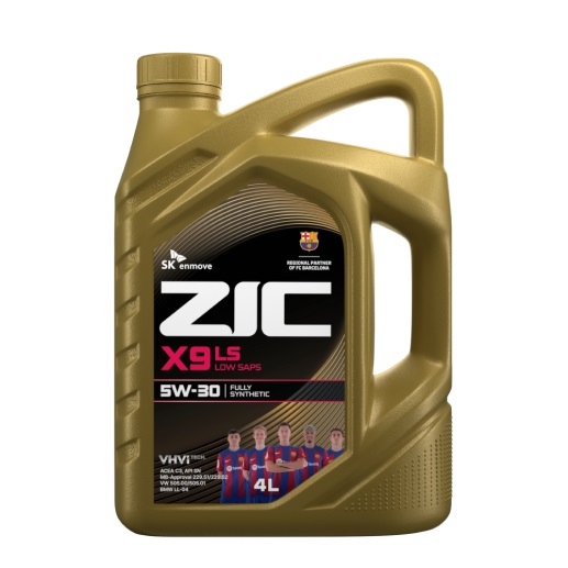 Моторное масло ZIC X9 LS SN 5w-30 4л
