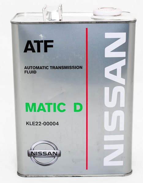 Масло трансмиссионное  NISSAN Matic Fluid D 4л ЖБ