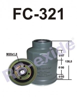 Фильтр топливный RB FC321