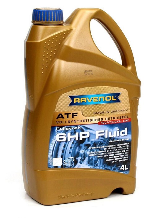 Масло трансмиссионное  RAVENOL ATF 6HP 4л
