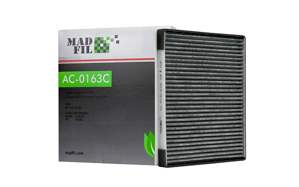 Фильтр салонный Madfil AC0163C угольный