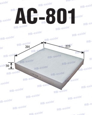 Фильтр салонный RB AC801 _