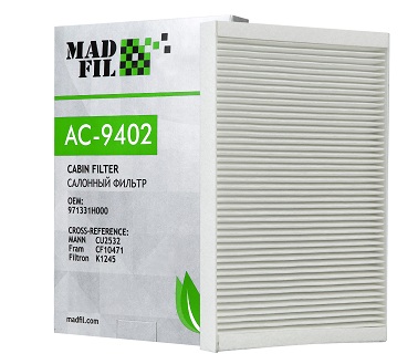Фильтр салонный Madfil AC9402