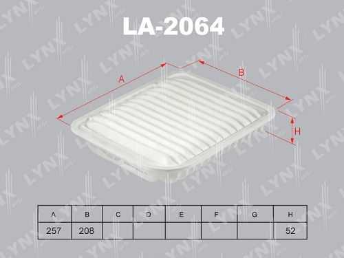 Фильтр воздушный LYNX LA2064 _