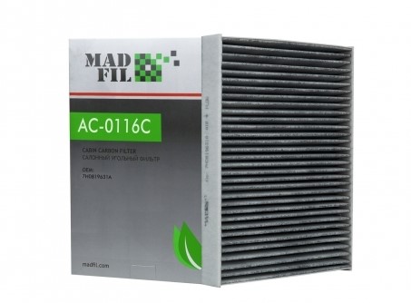Фильтр салонный Madfil AC0116C угольный