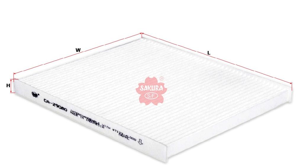 Фильтр салонный SAKURA CA29080