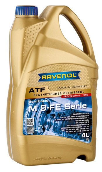 Масло трансмиссионное  RAVENOL ATF M 9-FE 4л