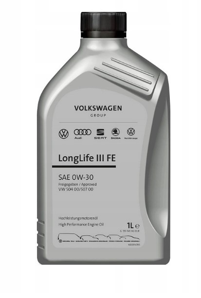 Моторное масло VOLKSWAGEN GR52195M2 LongLife 3 0w-30 1л