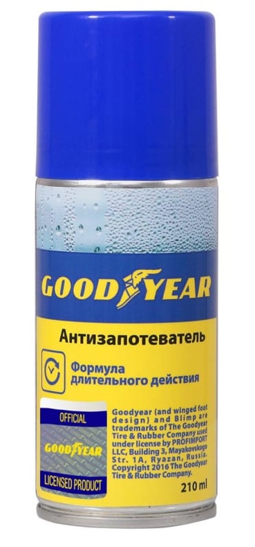 GOODYEAR GY000709 Антизапотеватель 210мл