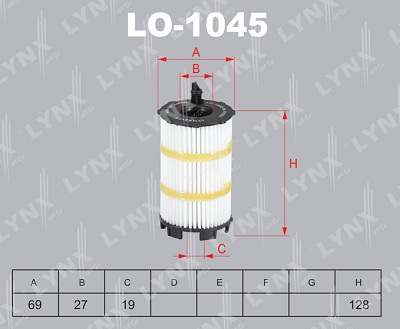 Фильтр масляный LYNX  LO1045