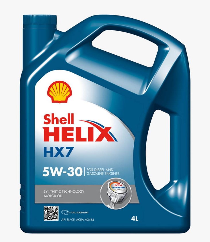 Моторное масло Shell HX7 5w-30 4л
