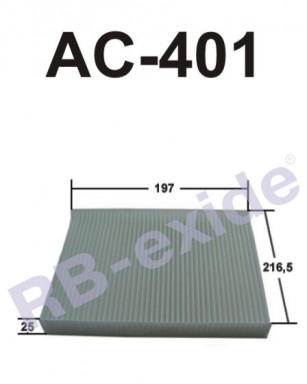 Фильтр салонный RB AC401