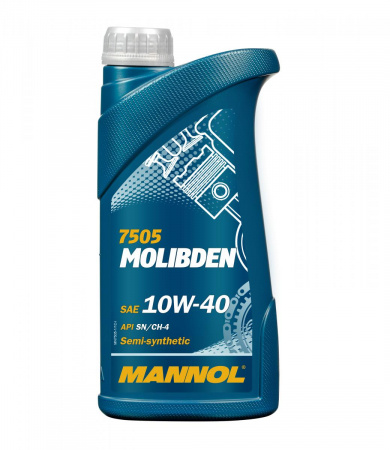 Моторное масло Mannol Molibden 10w-40 1л