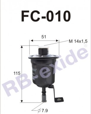 Фильтр топливный RB FC010