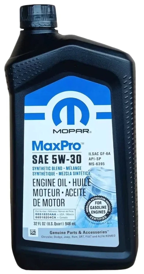 Моторное масло MOPAR 5w-30 SP 1л
