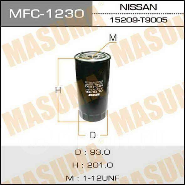 Фильтр масляный MASUMA MFC1230