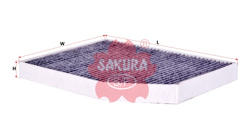 Фильтр салонный SAKURA CAC30130 угольный