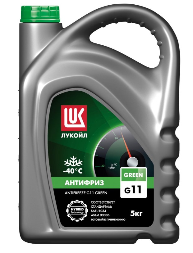 ЛУКОЙЛ Антифриз зелёный G11   5л