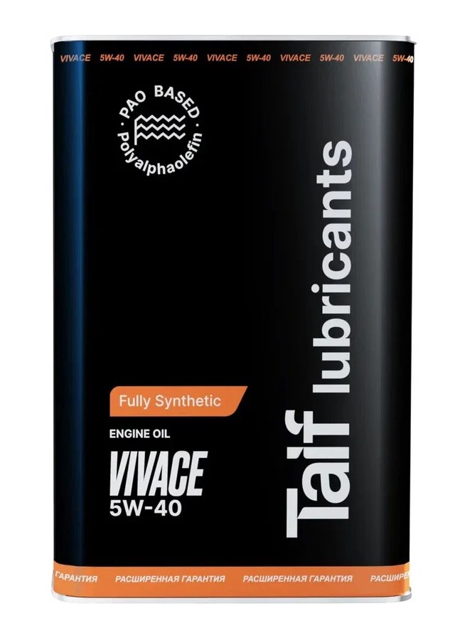 Моторное масло TAIF VIVACE 5w-40 4л