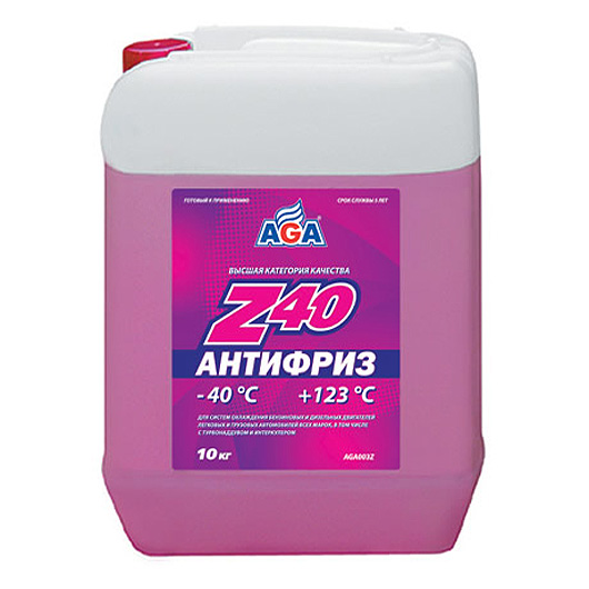 AGA003Z Антифриз красный -40°C G12++ 10л