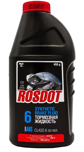 Тормозная жидкость ROSDOT-6 0,5л